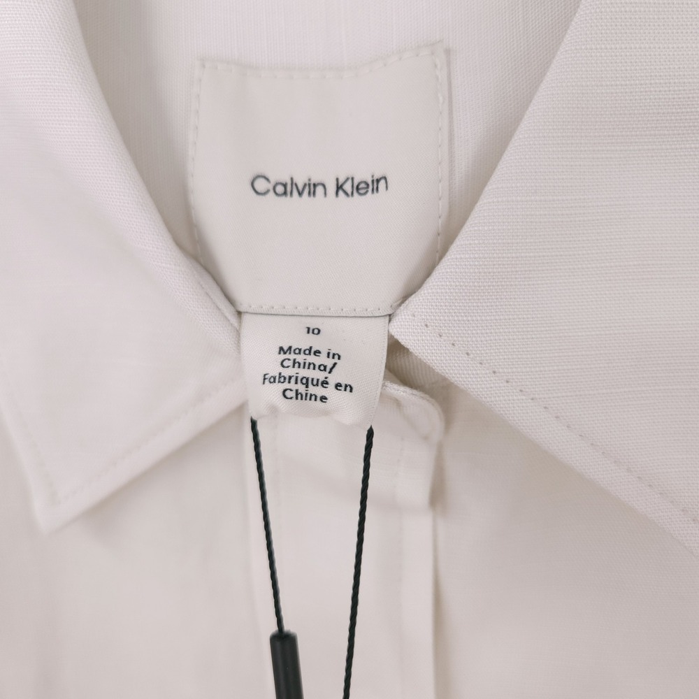 Calvin Klein Button Up Collared Short Sleeve Shir… - image 4